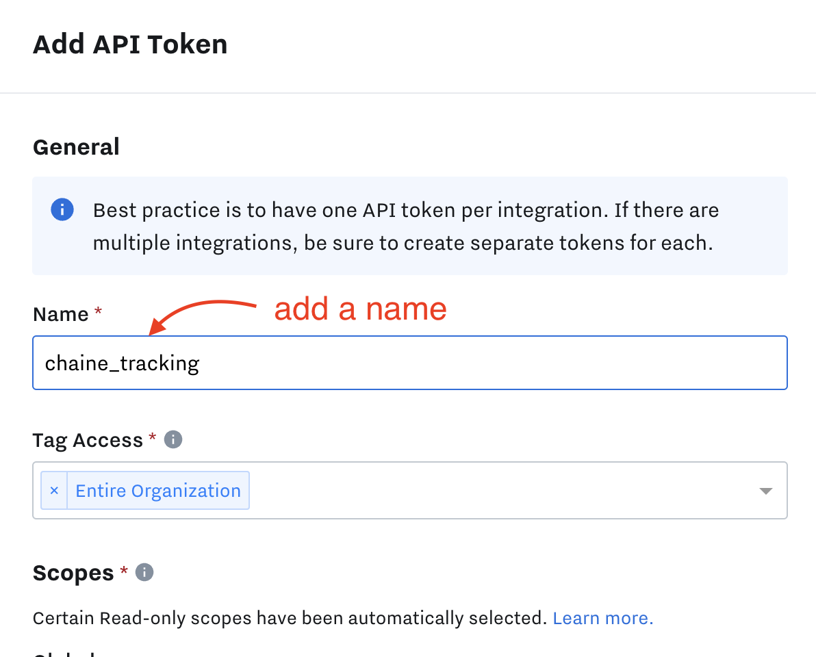 samsara create api token